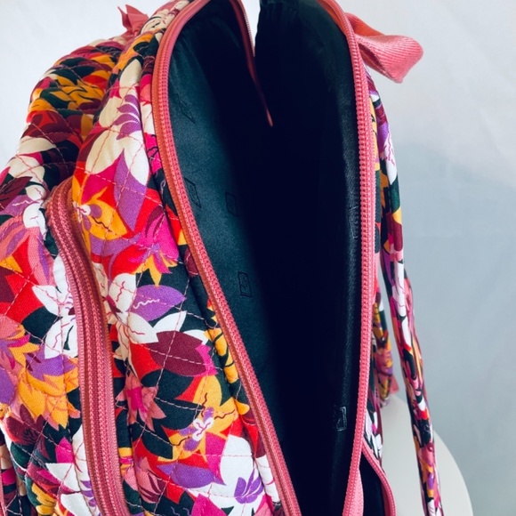 Vera Bradley Campus Backpack Laptop Coral - Picture 10 of 10